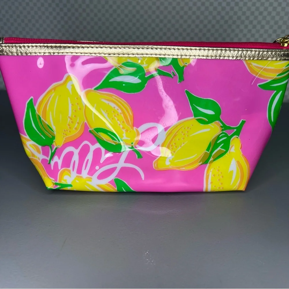 Lilly Pulitzer‎ For Estee Lauder Cosmetic Bag Makeup Case Multicolor Large 10x12